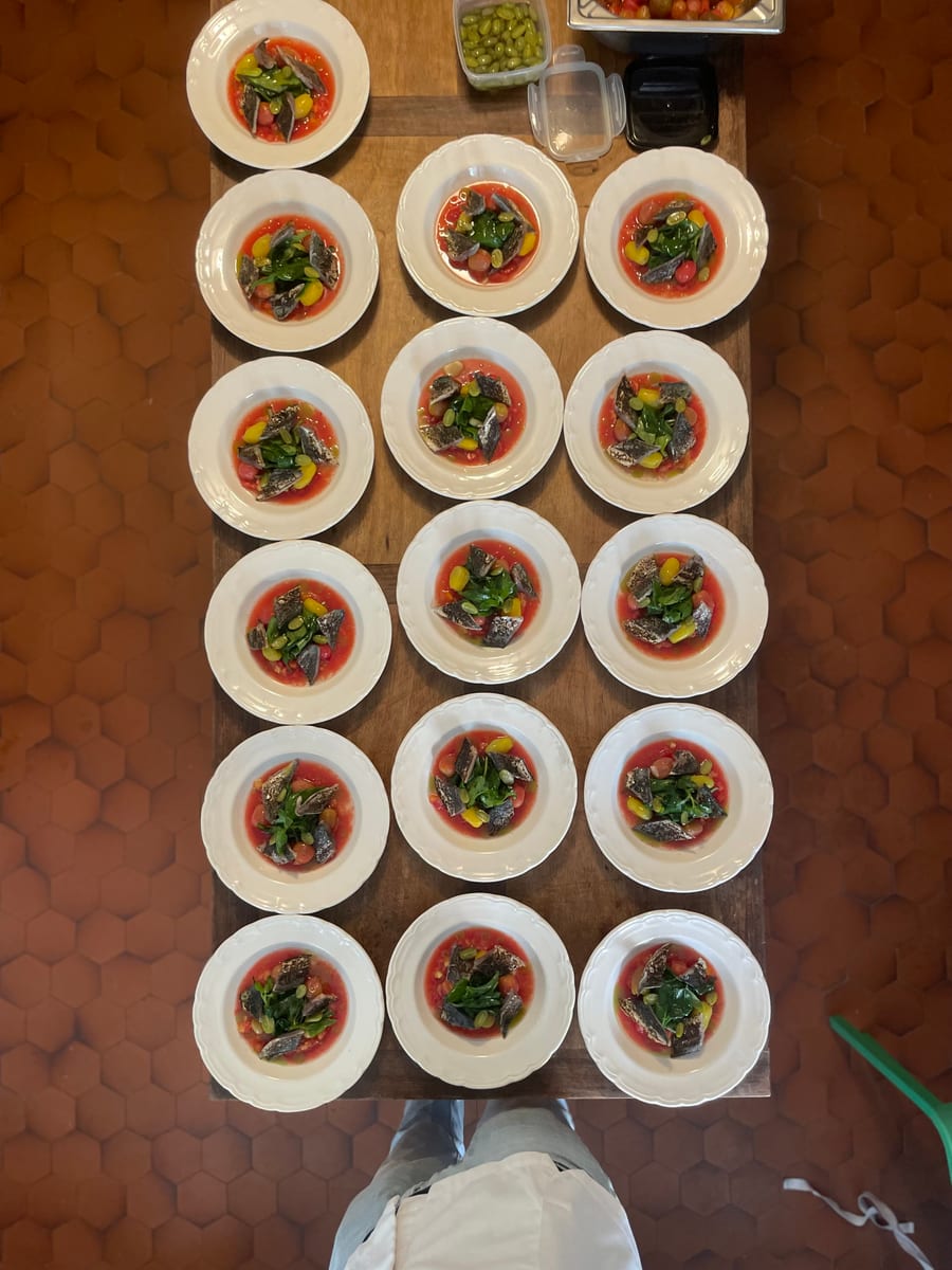 Entrée de saison — cuisine du terroir par Allan Ozier